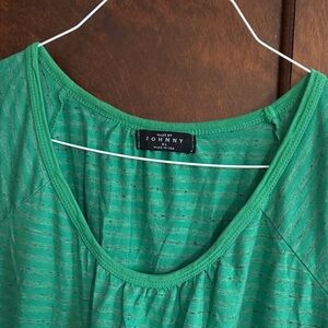 By Johnny Green Striped Short Sleeve Tee
